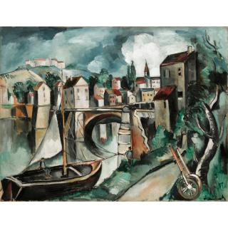 Maurice De Vlaminck - Le Vieux Pont Et Le Côteau