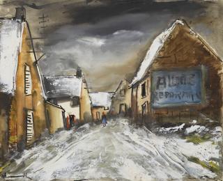 Maurice de Vlaminck - Le village sous la neige