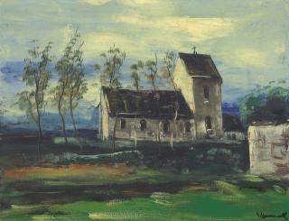 Maurice De Vlaminck - L’église du Vexin
