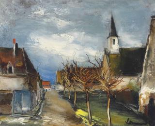 Maurice De Vlaminck - L\'église du village