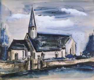 Maurice de Vlaminck - L\'église du village