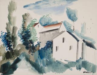 Maurice de Vlaminck - Les maisons blanches