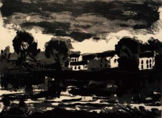 Maurice de Vlaminck - L\'Oise éa Sergy (W. 110 IId)