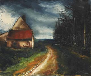 Maurice de Vlaminck - Maison au bord du chemin