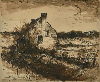 Maurice De Vlaminck - Maison dans un paysage