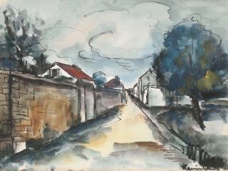 Maurice De Vlaminck - Maisons dans la rue