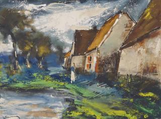 Maurice De Vlaminck - Mare près de la ferme