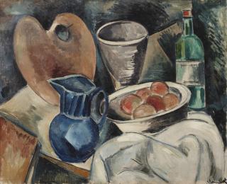 Maurice de Vlaminck - Nature morte à la palette et aux fruits