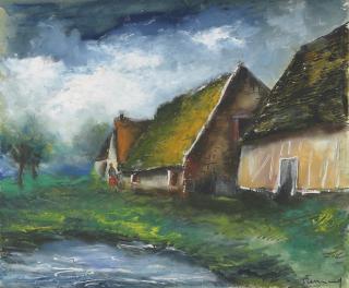 Maurice De Vlaminck - Paysage à la mare