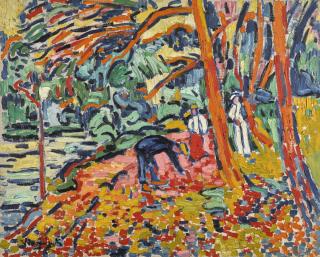 Maurice De Vlaminck - Paysage Au Bois Mort (Ramasseur De Bois Mort)
