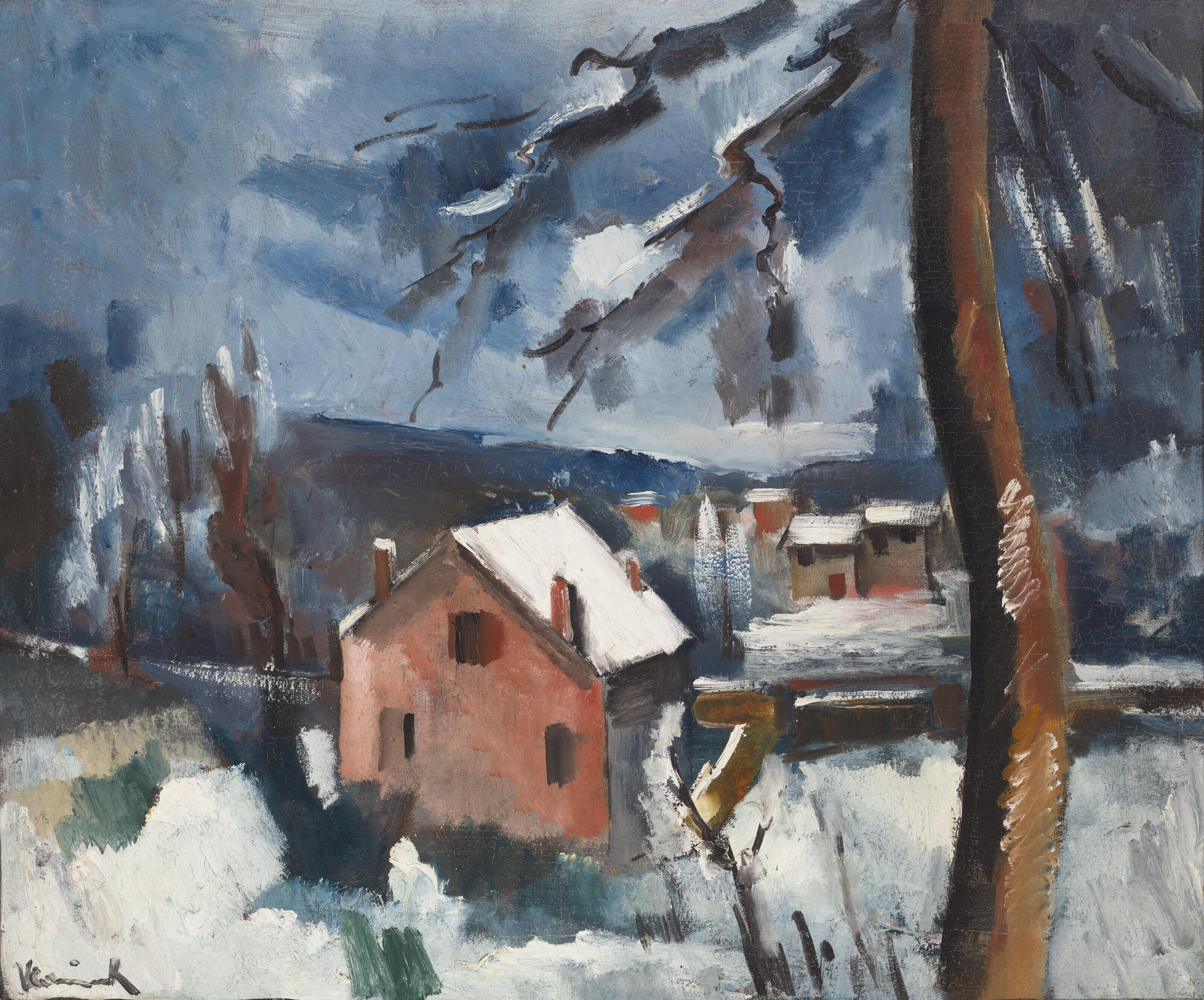 Maurice de Vlaminck - Paysage de neige