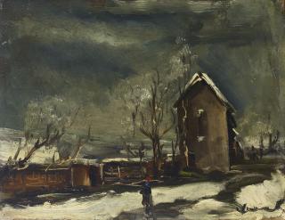 Maurice de Vlaminck - Paysage de neige