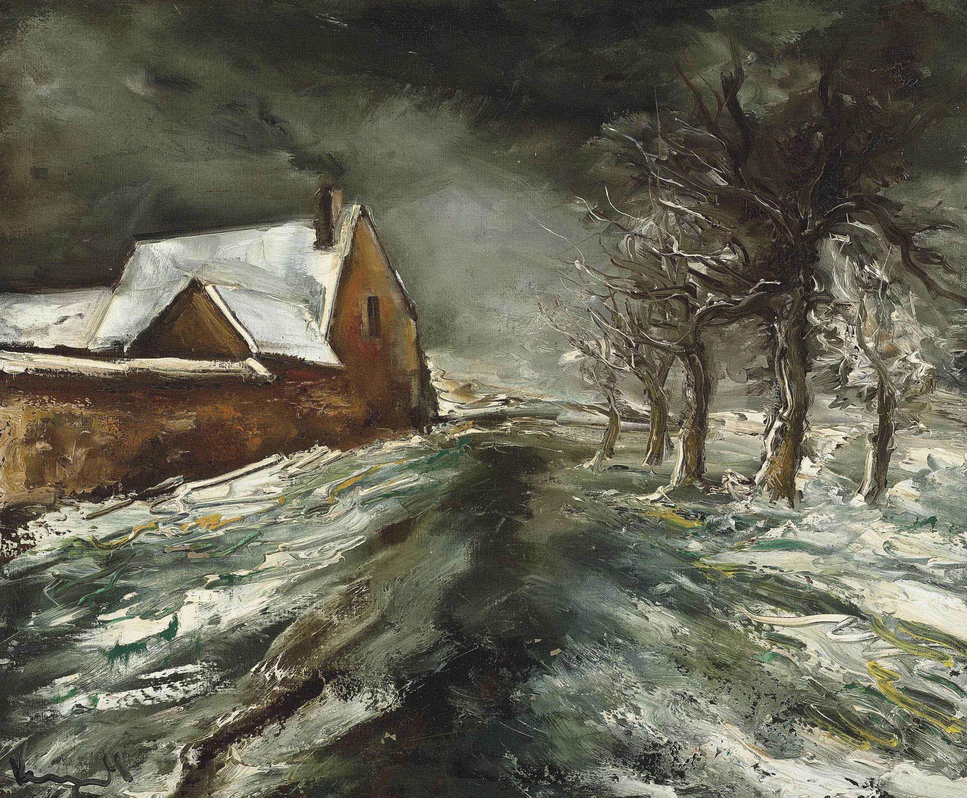 Maurice de Vlaminck - Paysage de neige