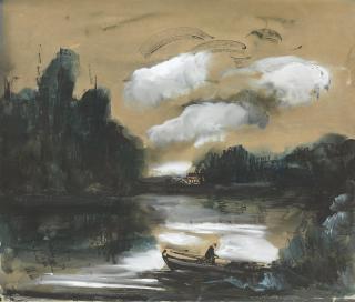 Maurice De Vlaminck - Paysage de rivière