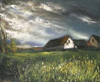 Maurice De Vlaminck - Paysage de tempête