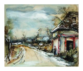 Maurice De Vlaminck - Paysage D\'Hiver