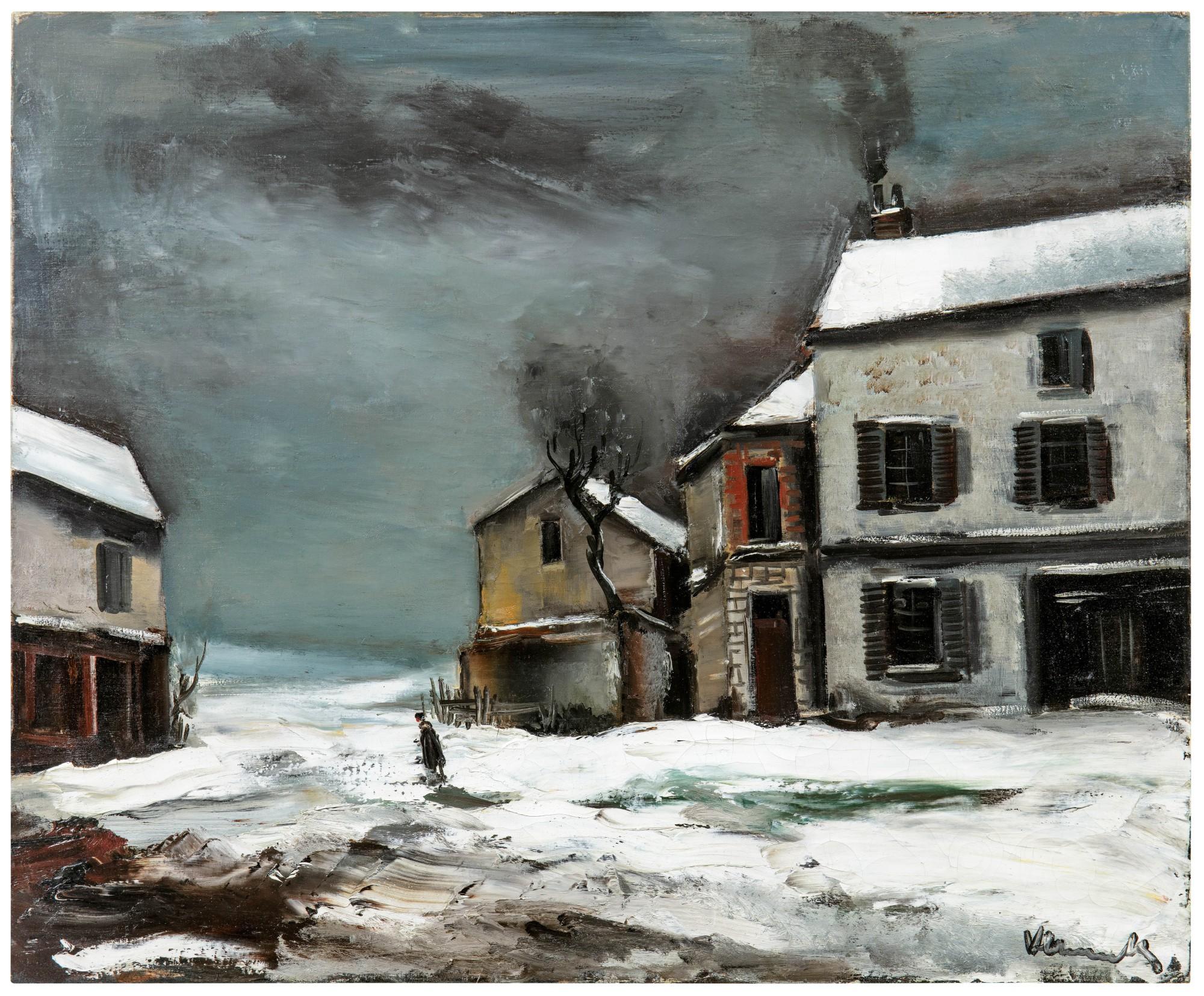 Maurice De Vlaminck - Paysage En Hiver