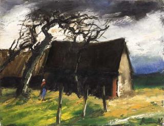 Maurice De Vlaminck - Paysage orageux