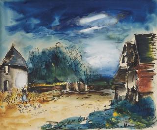 Maurice de Vlaminck - Route De Village Ou Cour De Ferme