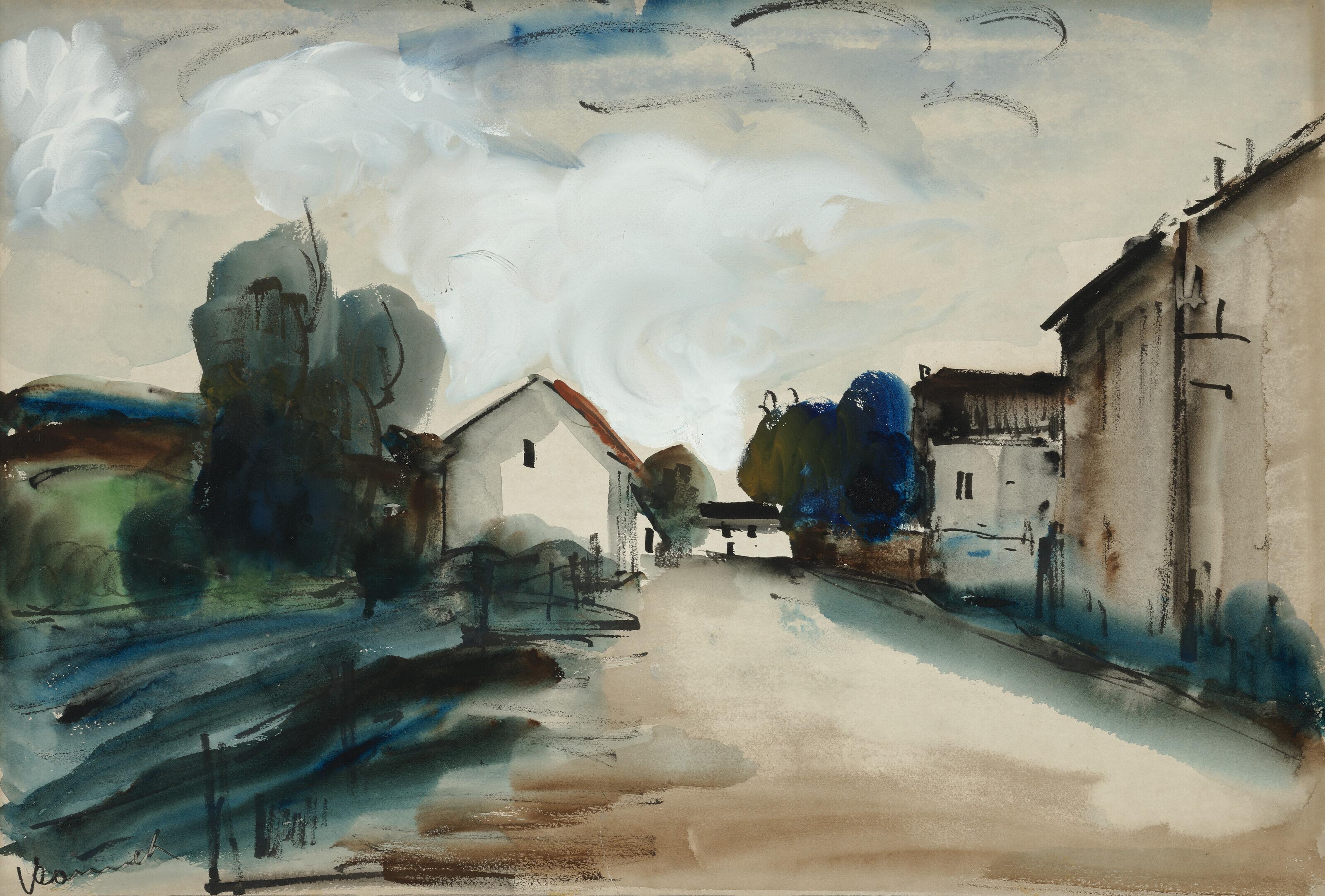 Maurice De Vlaminck - Route de village