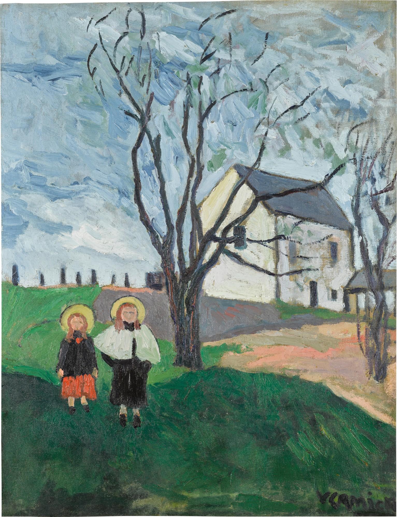 Maurice De Vlaminck - Rusticité or Les Enfants dans un jardin