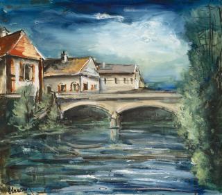 Maurice De Vlaminck - Scène de rivière