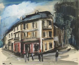 Maurice De Vlaminck - Scène de rue