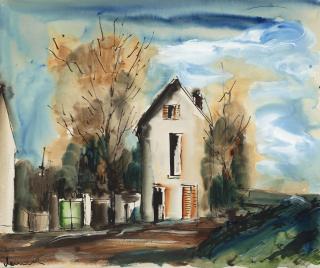 Maurice De Vlaminck - Scène De Village