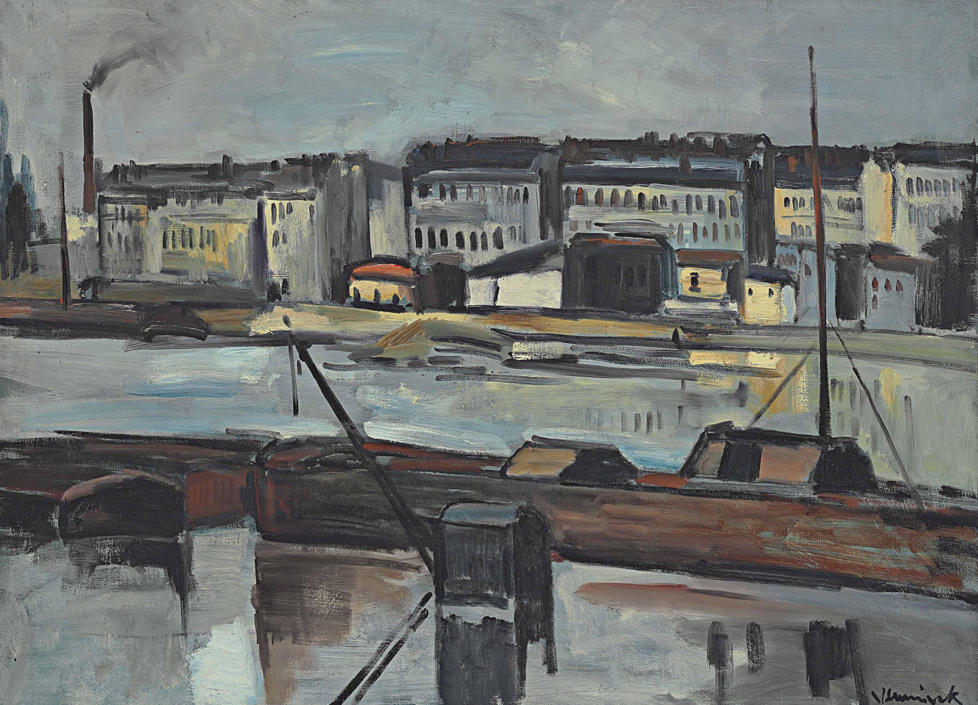 Maurice De Vlaminck - Usines et fleuve