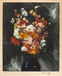 Maurice de Vlaminck - Vase de fleurs.