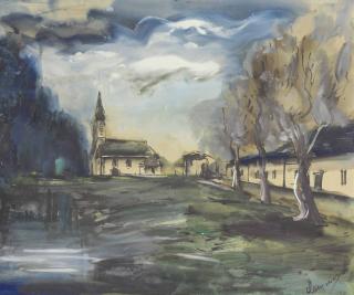 Maurice De Vlaminck - Village avec église