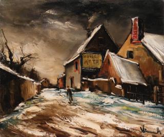 Maurice de Vlaminck - Village sous la neige