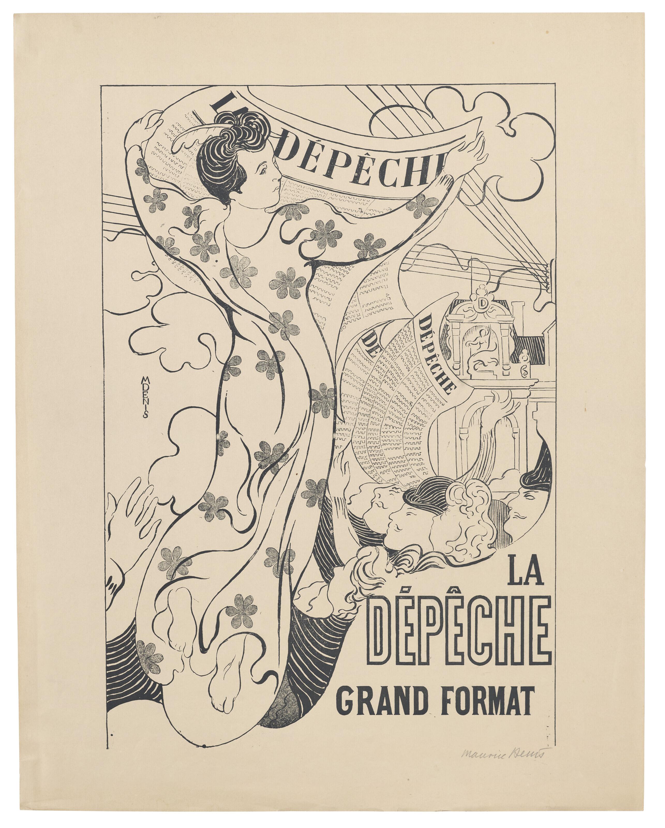 Maurice Denis - Affiche pour La Dépêche de Toulouse