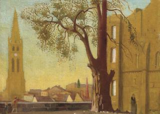 Maurice Denis - Avallon, paysage au grand arbre