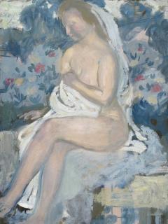 Maurice Denis - Bethsabée, Fond Bleu