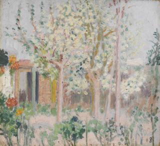 Maurice Denis - Bouquet d\'arbres en fleurs (Studie für L’Éternel Printemps)