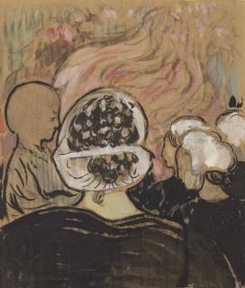 Maurice Denis - Bretonnes à La Clarté ou Bretonnes devant le feu de joie de La Clarté