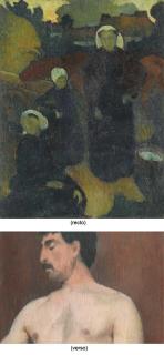 Maurice Denis - Bretonnes (recto); Etude de portrait d\'homme (verso)