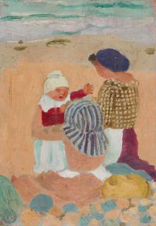 Maurice Denis - Domi sur la plage.