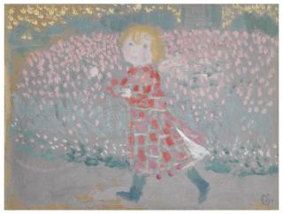 Maurice Denis - Enfant au tablier rouge