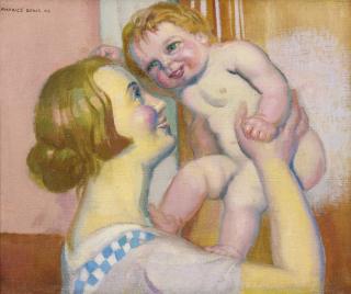 Maurice Denis - Enfant Nu Ou Annie Et Pauline