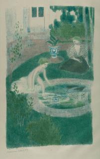 Maurice Denis - Le reflet dans la Fontaine.