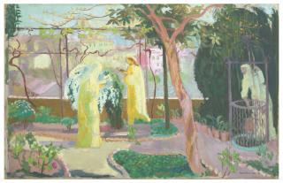 Maurice Denis - L’Office de sainte Catherine ou Sainte Catherine récite l\'office de Jésus