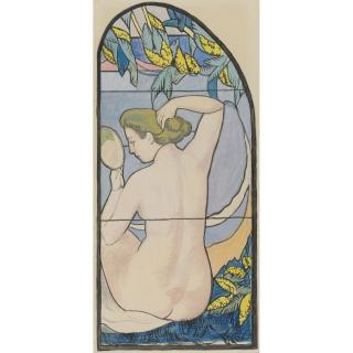 Maurice Denis - Nu Au Miroir