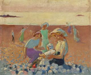 Maurice Denis - Petite Plage avec Joujou Bonnier