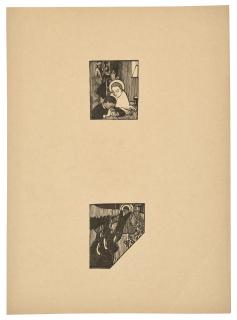 Maurice Denis - Sagesse ; ensemble de quatre essais pour l’ouvrage Sagesse de Paul Verlaine