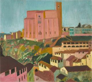 Maurice Denis - San Domenico de Sienne (Quartier des tanneurs)