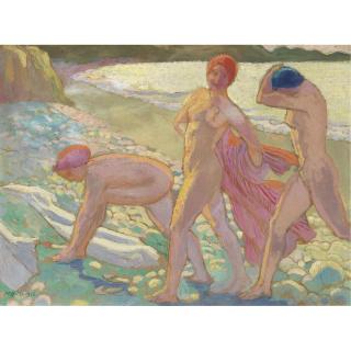 Maurice Denis - Soir Sur La Plage, Après Le Bain