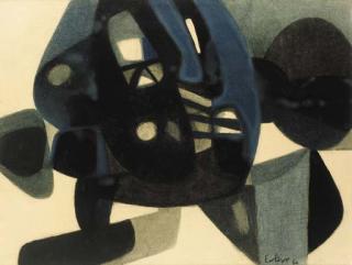Maurice Estève - Abstrakte Komposition, 1960