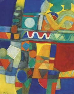 Maurice Esteve - aquarelle No. 1033